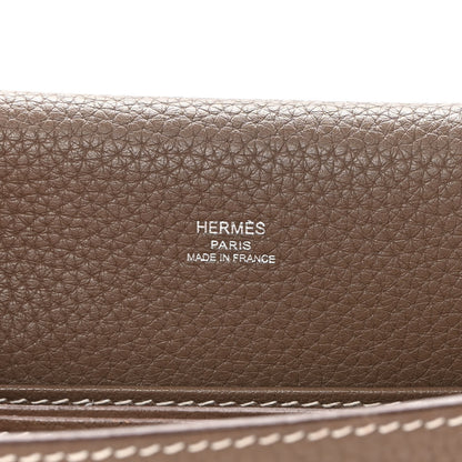 Hermes Taurillon Clemence Sac Roulis 23 Etoupe 5 of 16