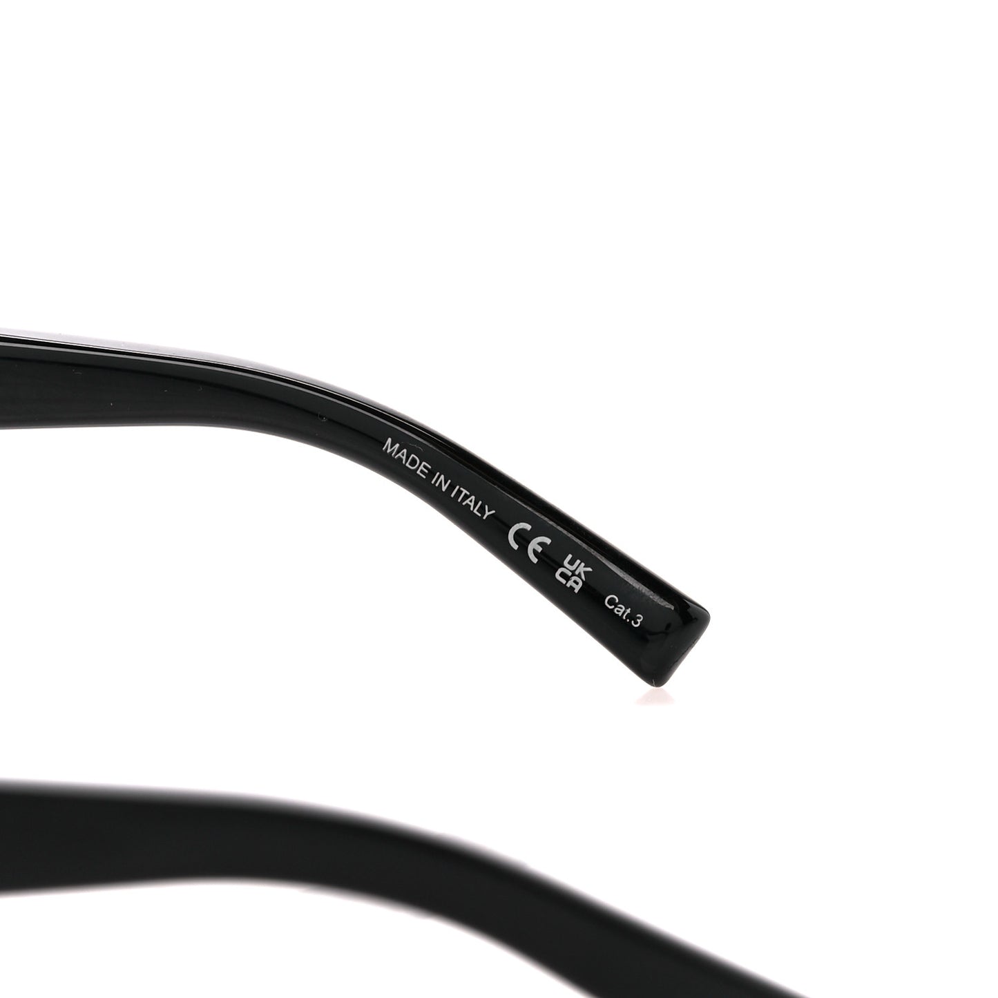 Acetate Ultra Cat Eye Sunglasses SL 593 Black