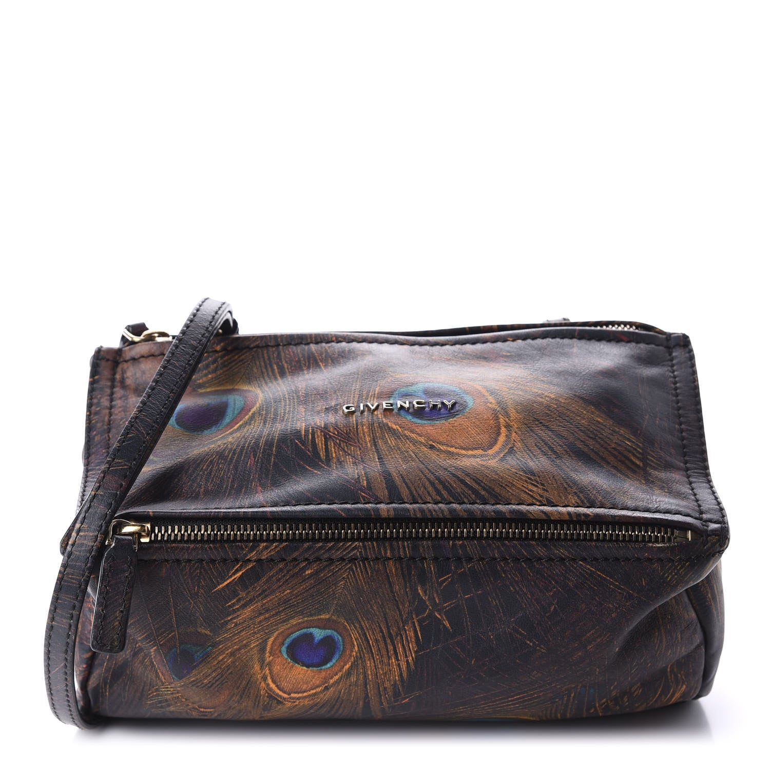 Givenchy Calfskin Peacock Print Mini Pandora Multicolor 1 of 10