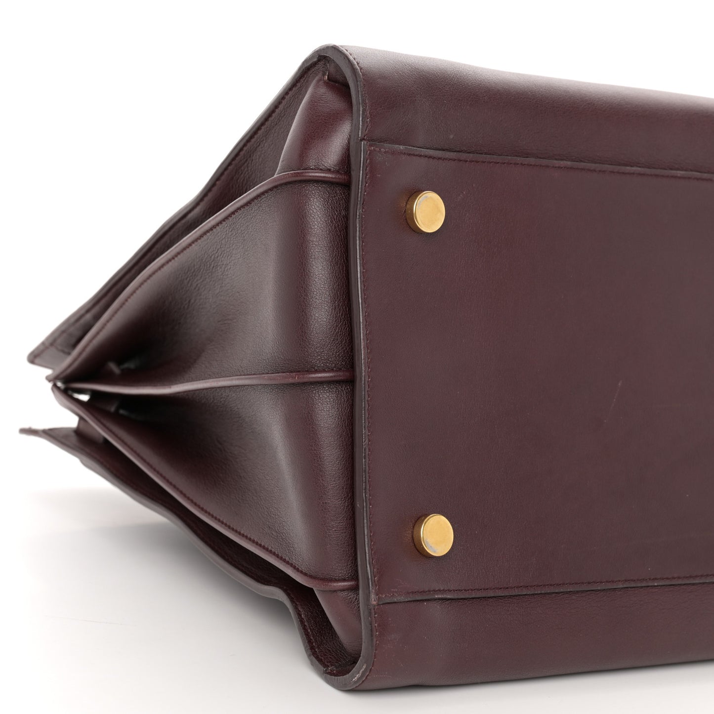 Calfskin Large Sac De Jour Carryall Bordeaux