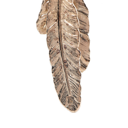 Chanel Feather CC Drop Earrings Gold 5 of 8