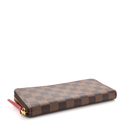 Louis Vuitton Damier Ebene Clemence Wallet Cherry 4 of 7
