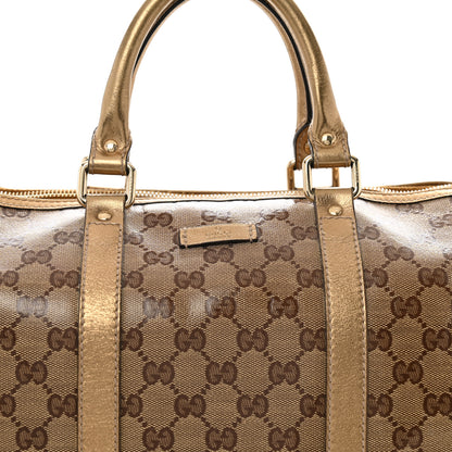 Gucci Crystal Monogram Medium Joy Boston Bronze 8 of 15