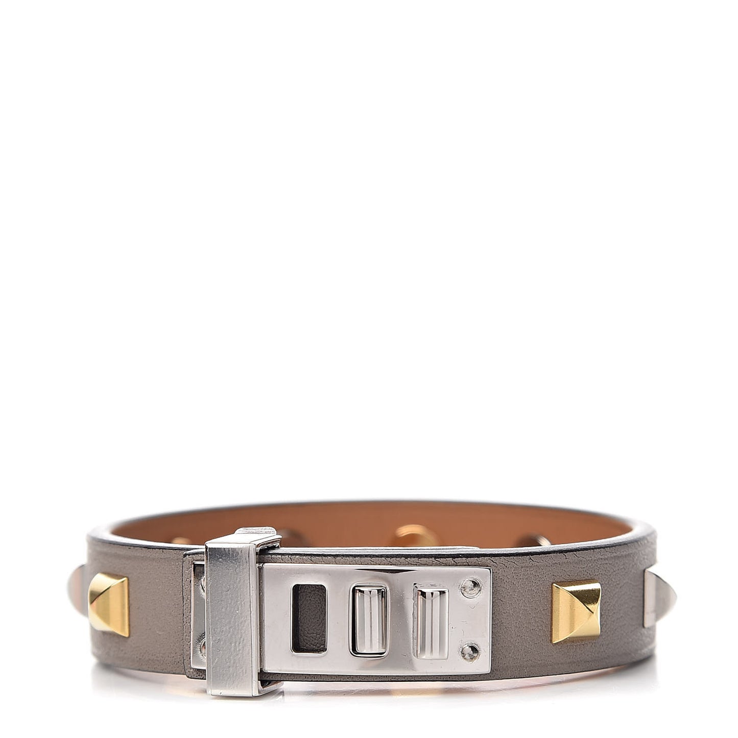 Swift Mini Dog Clous Carres Bracelet T2 Gris Asphalte