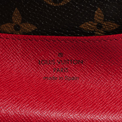 Louis Vuitton Monogram Emilie Wallet Red 6 of 8