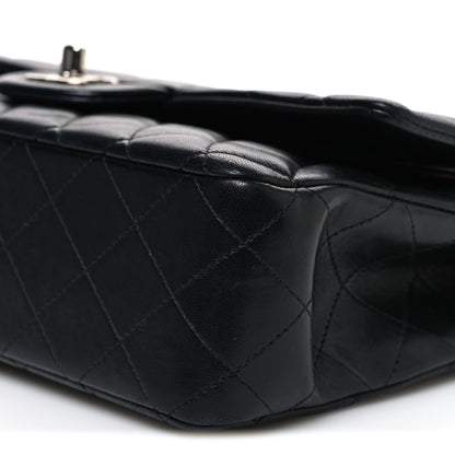 Chanel Lambskin Quilted Medium Double Flap Black 10 of 10