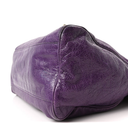 Balenciaga Agneau Classic Gold Hardware Velo Dark Violet 10 of 10