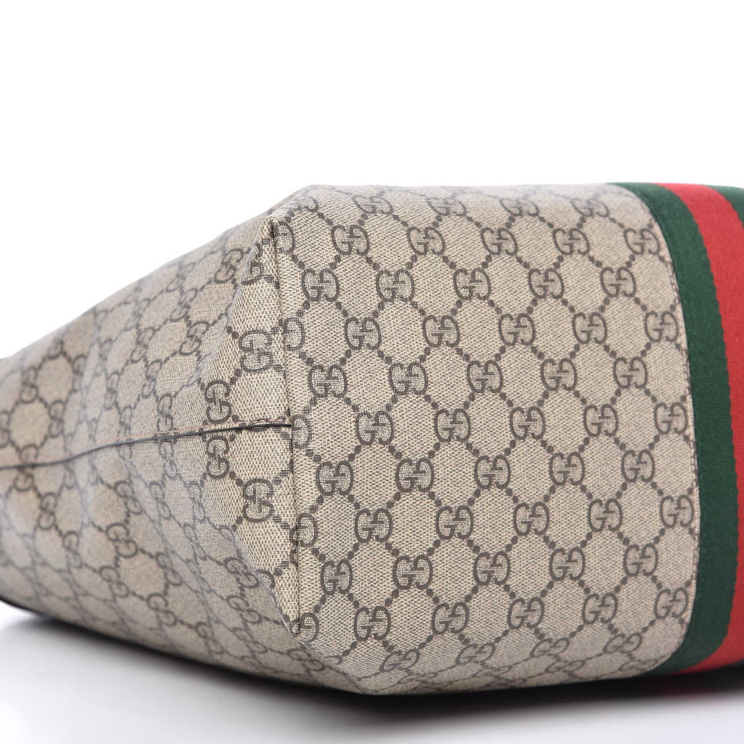 Gucci GG Supreme Monogram Medium Ophidia Shopping Tote Brown 6 of 10