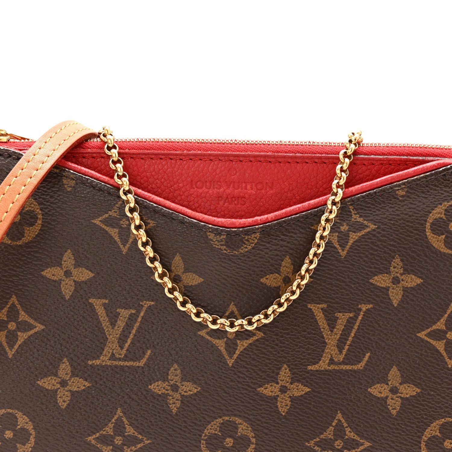Louis Vuitton Monogram Pallas Clutch Cherry 8 of 12