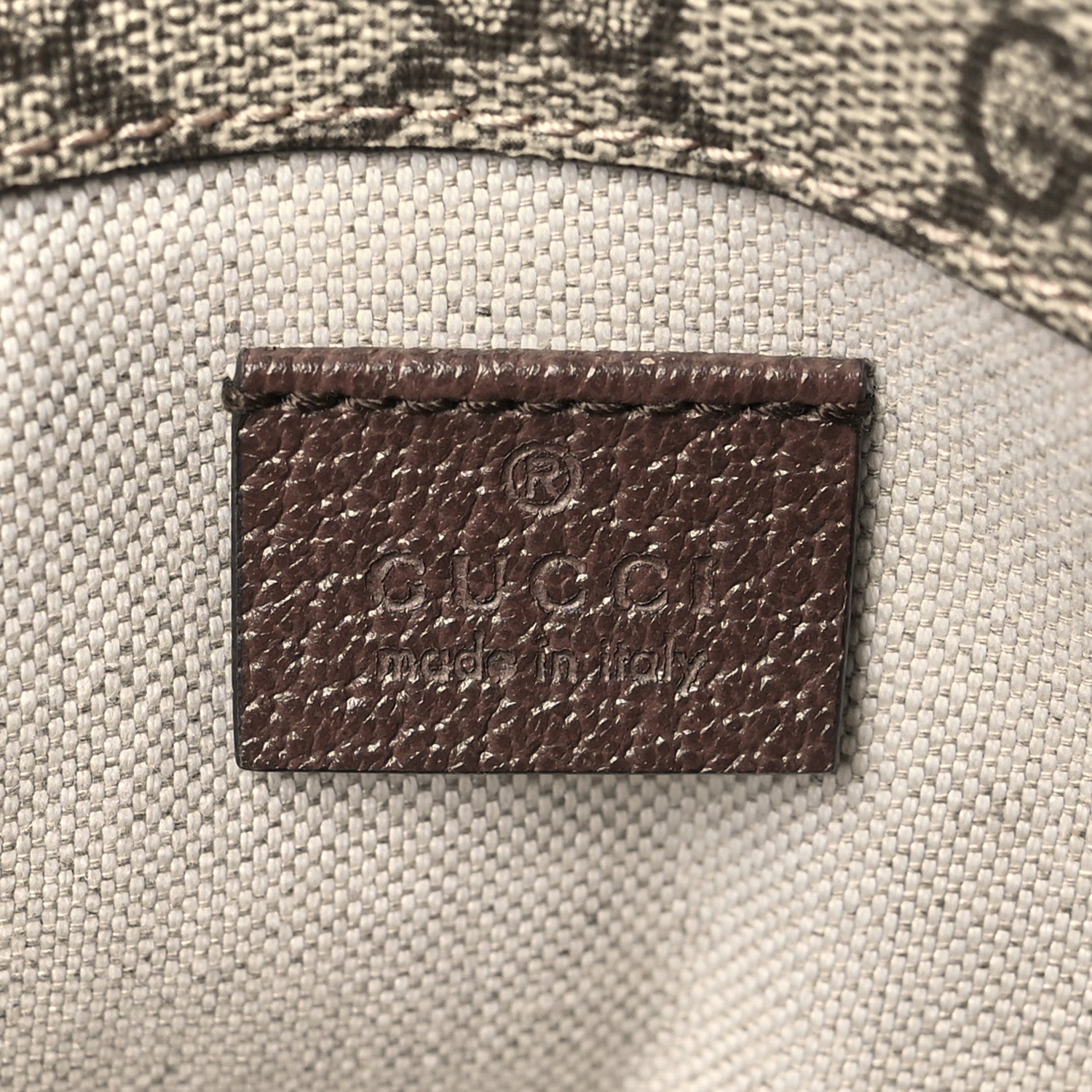 Gucci GG Supreme Monogram Neo Vintage Web Belt Bag Brown 6 of 9
