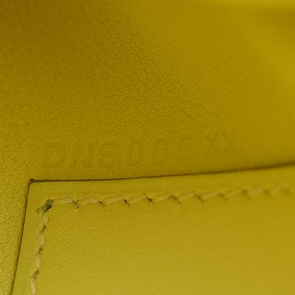 Hermes Swift Kelly Pochette Clutch Lime 28 of 30