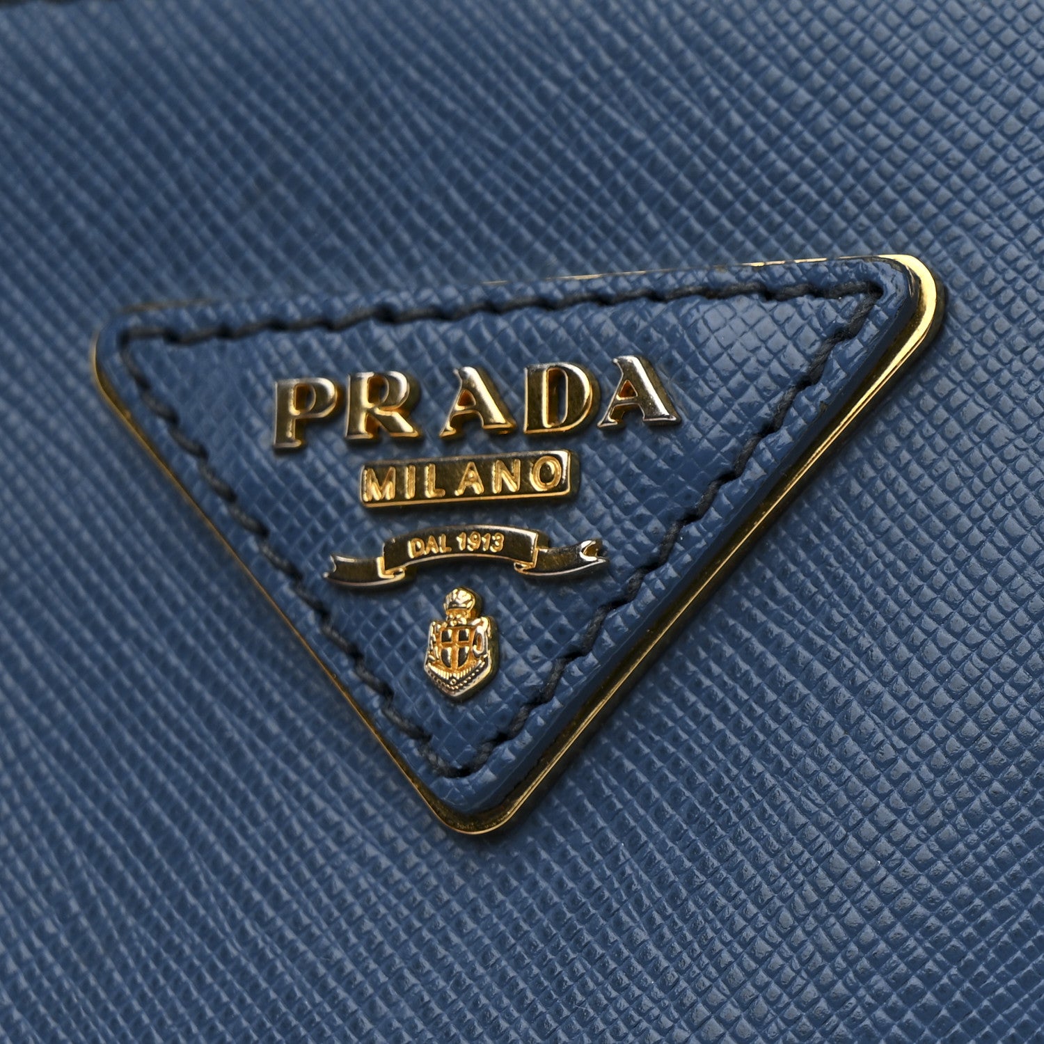 Prada Saffiano Small Galleria Double Zip Tote Cobalto 11 of 15