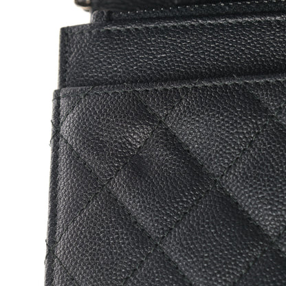 Chanel Caviar Quilted Boy Wallet On Chain WOC Black 11 of 11