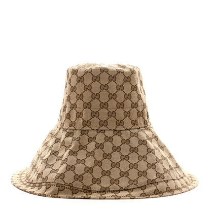 Gucci Monogram Wide Brim Hat S Beige 5 of 9