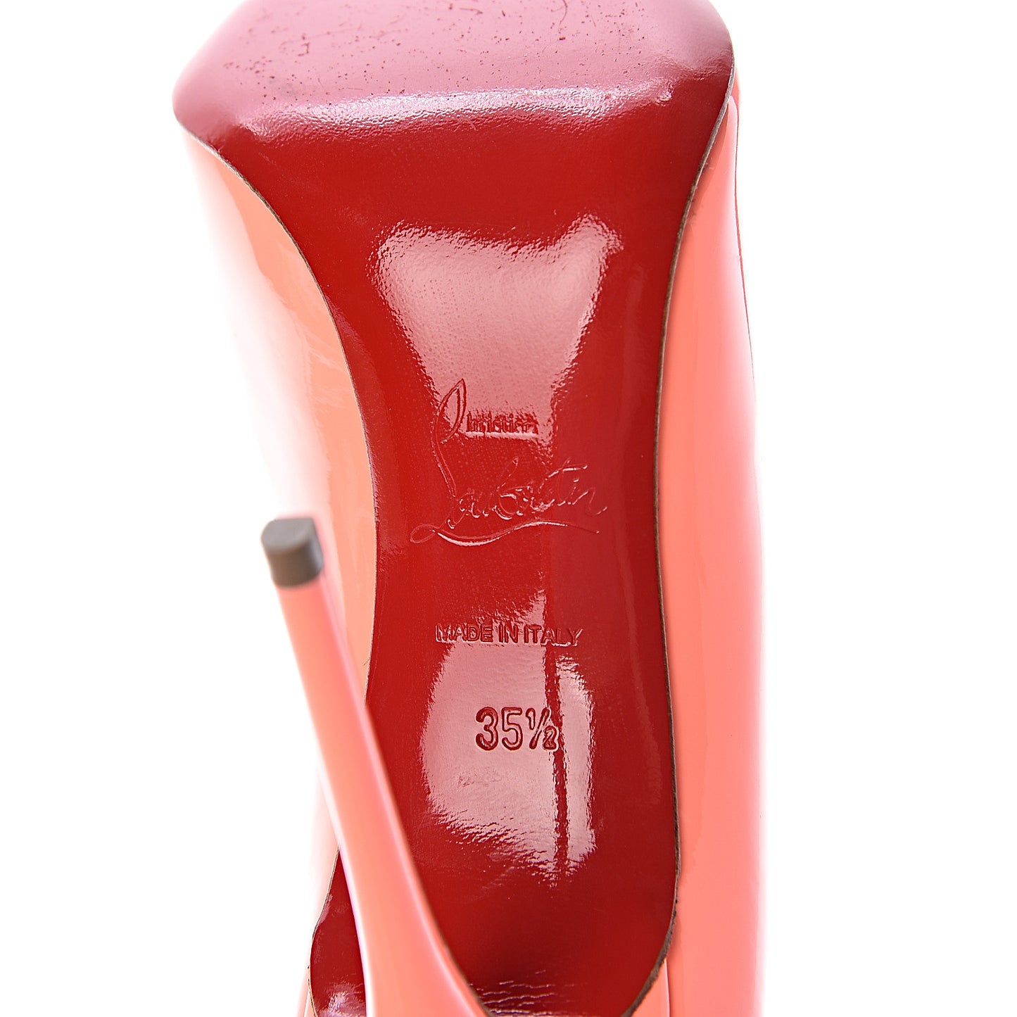 Patent Pigalle Follies 100 Pumps 35.5 Flamingo