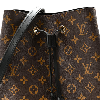 Louis Vuitton Monogram Neonoe MM Black 7 of 9
