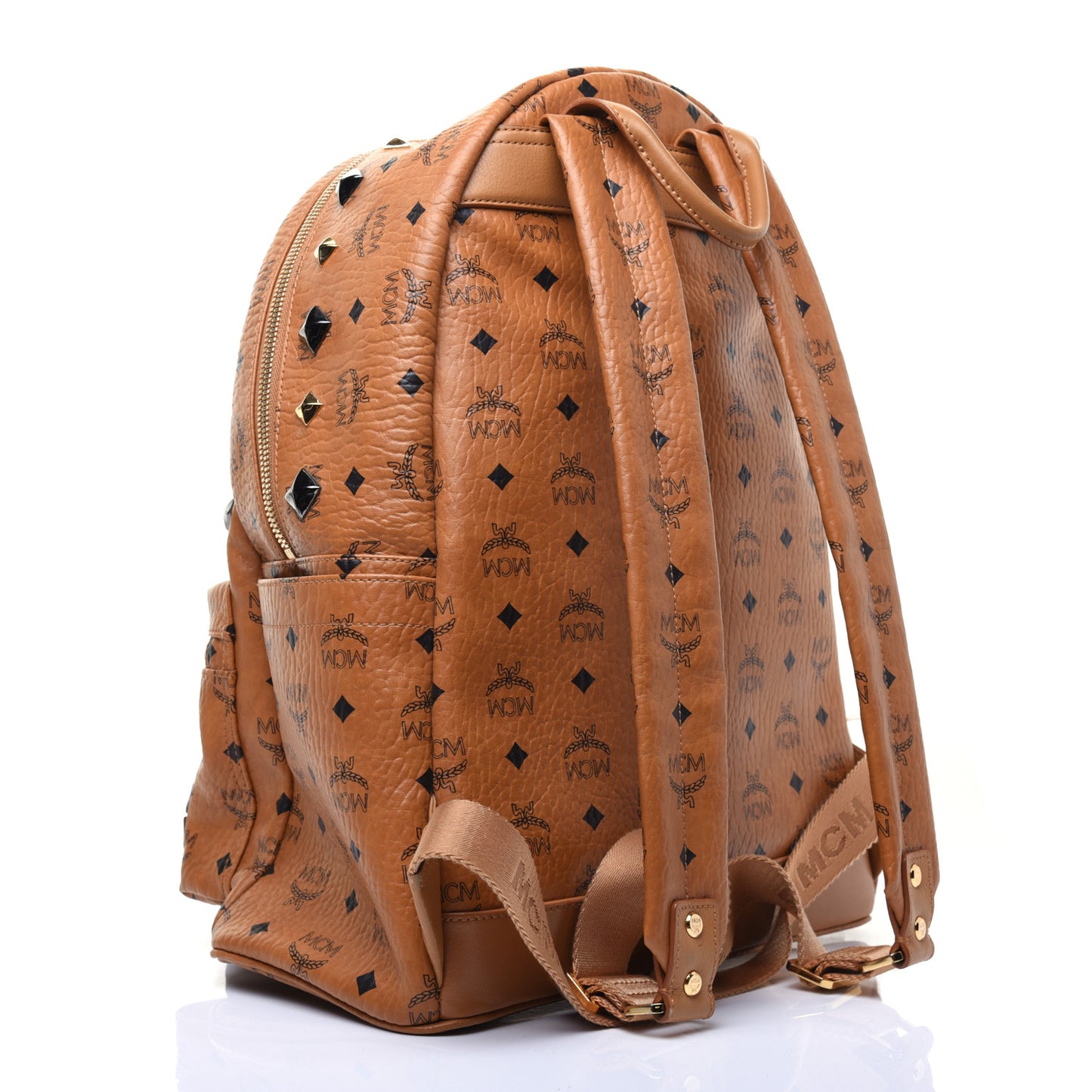 Visetos Studded Medium Stark M Backpack Cognac