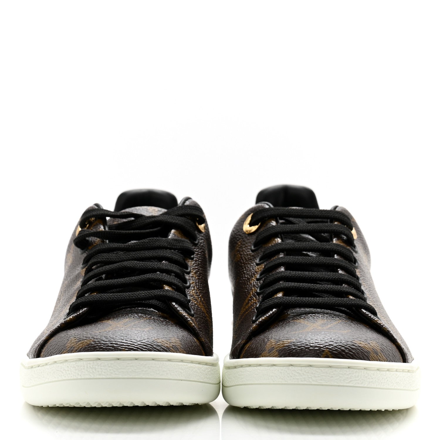 Louis Vuitton Patent Monogram Frontrow Sneakers 36.5 2 of 9