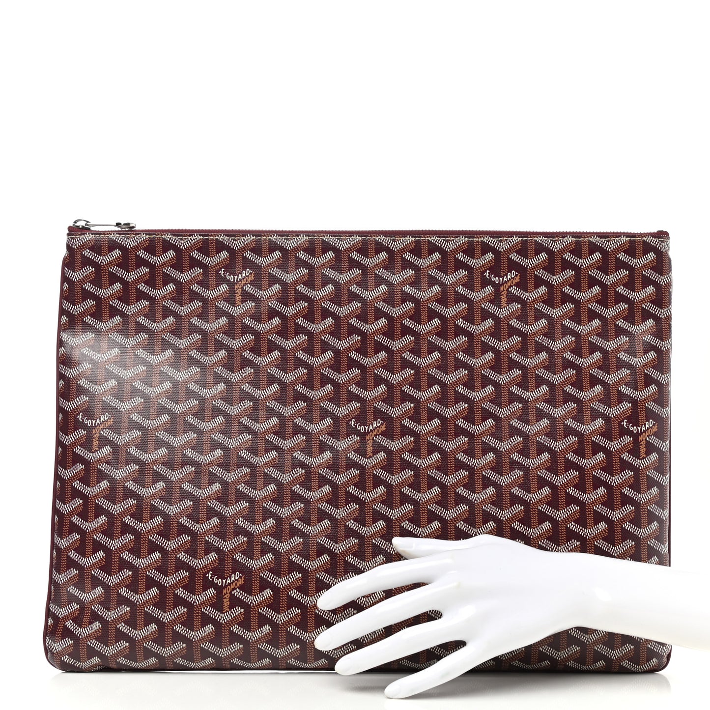Goyardine Senat Pochette GM Burgundy