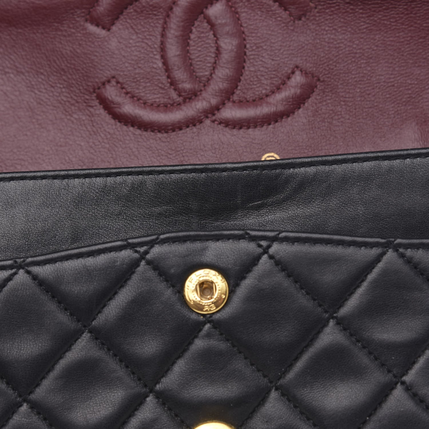 Chanel Lambskin Quilted Small Double Flap Black 8 of 16