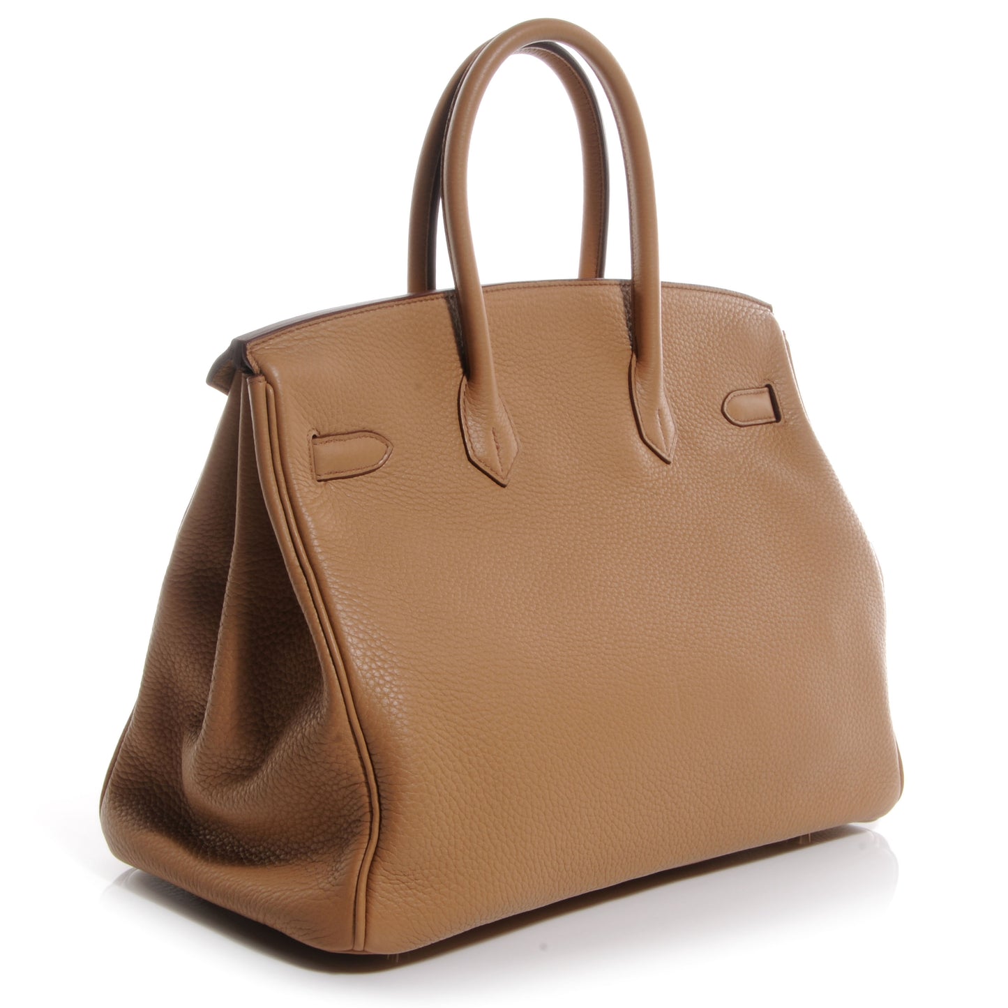 Taurillon Clemence Birkin 35 Tabac Camel