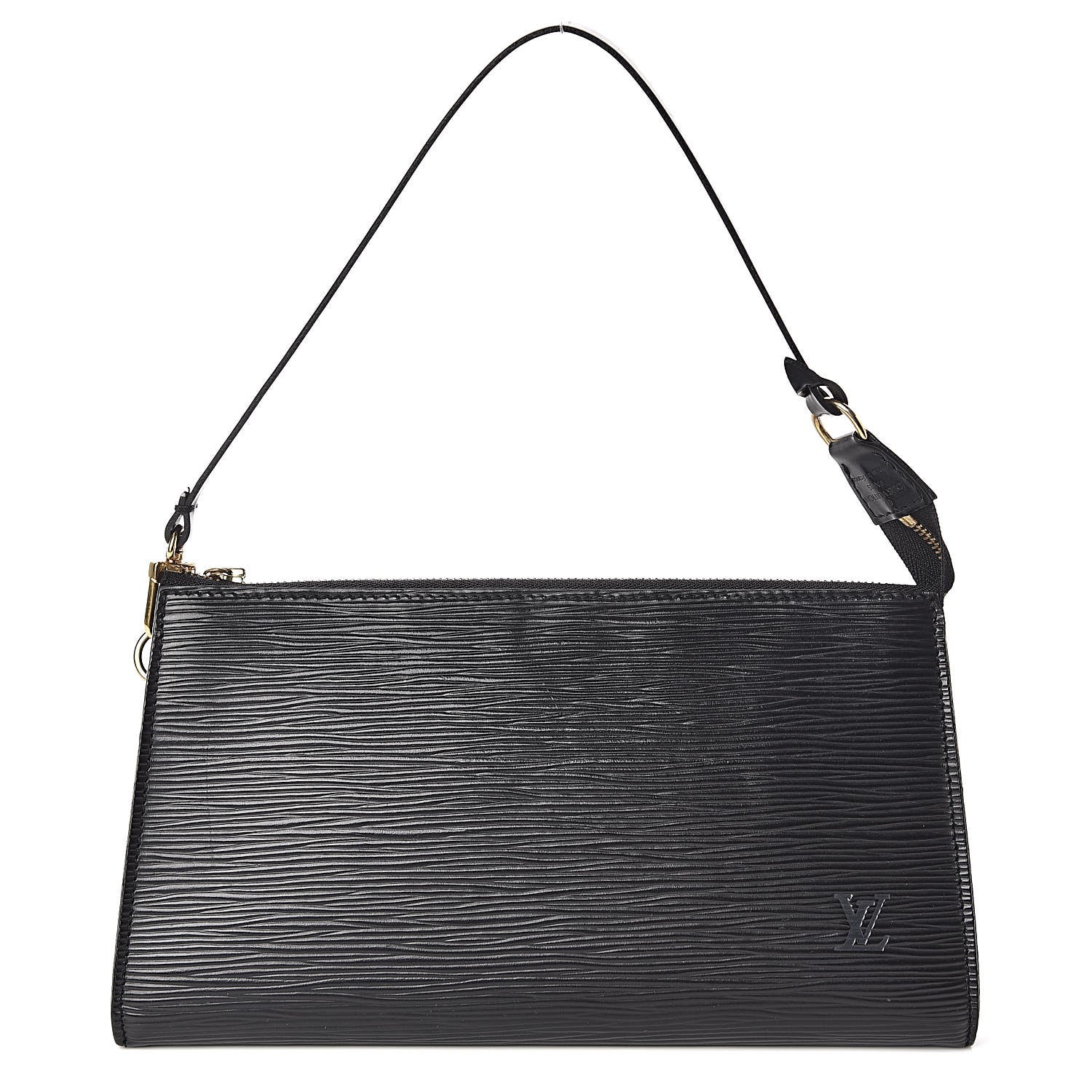 Louis Vuitton Epi Pochette Accessories 24 Black 1 of 9