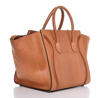 Celine Python Medium Phantom Luggage Light Copper 3 of 7