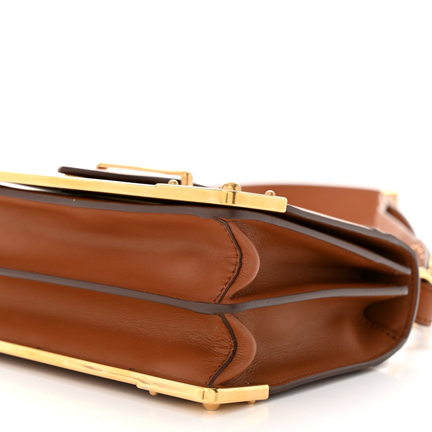 City Calfskin Cahier Bag Cognac