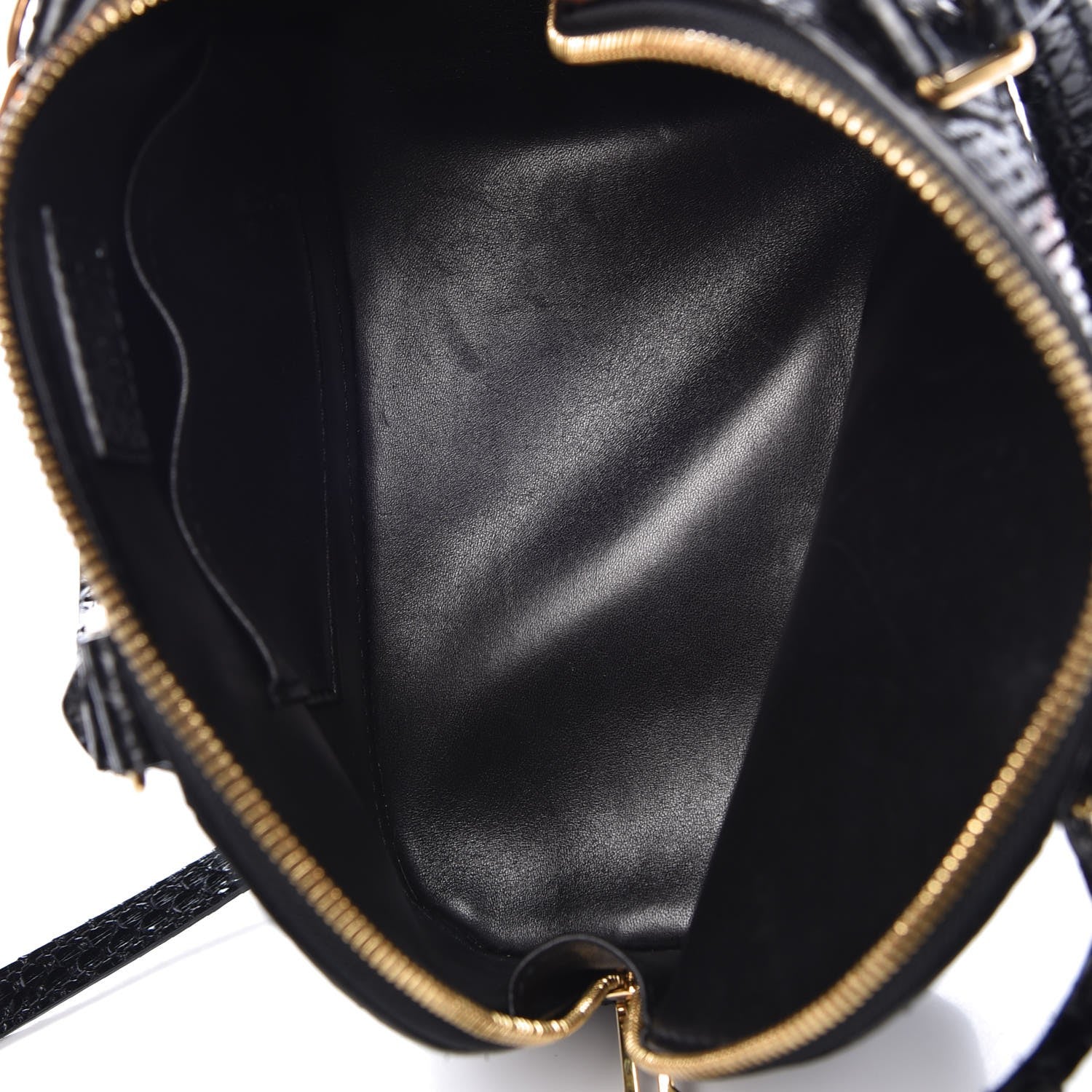 Louis Vuitton Python Alma BB Black 6 of 7