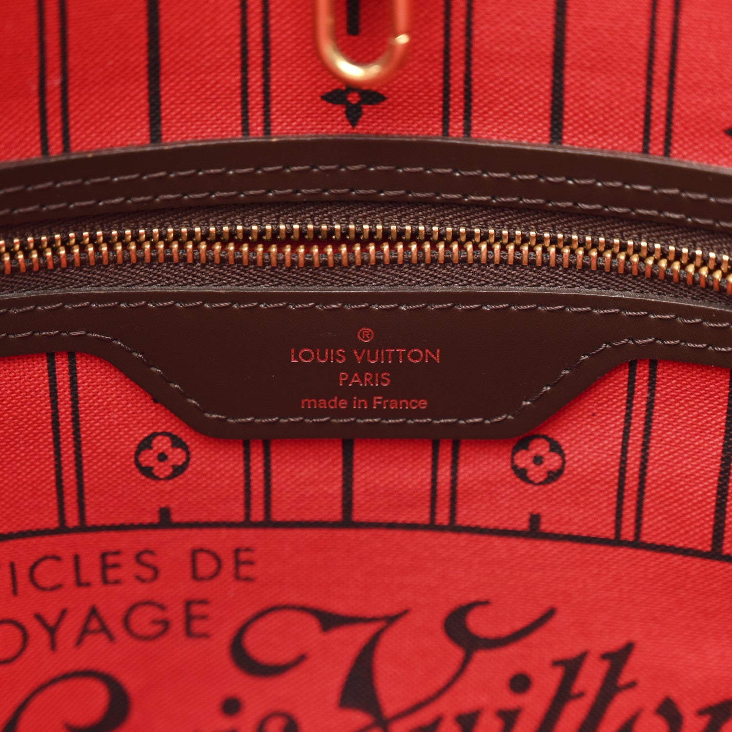 Louis Vuitton Damier Ebene Neverfull MM 6 of 12