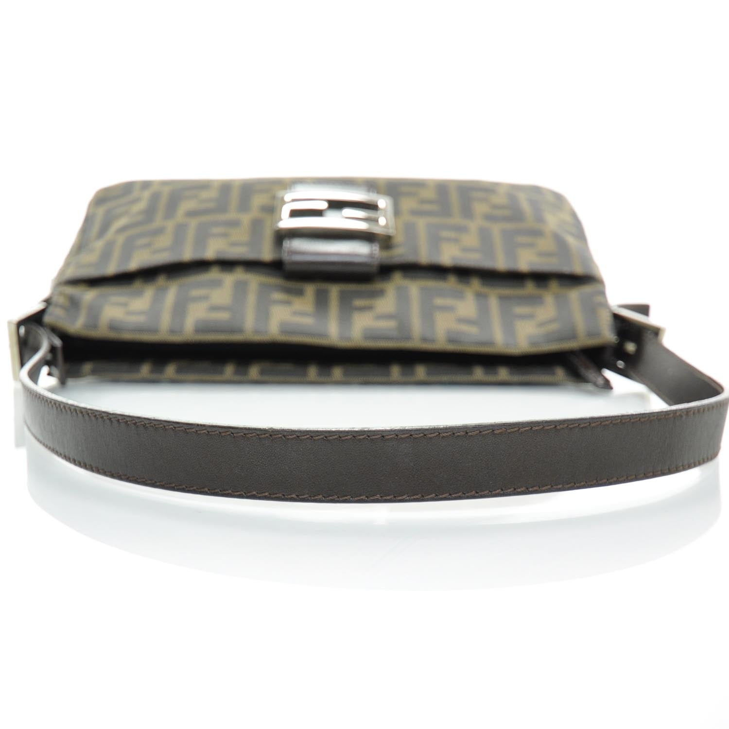 Fendi Zucca Small Shoulder Bag Tobacco 5 of 9