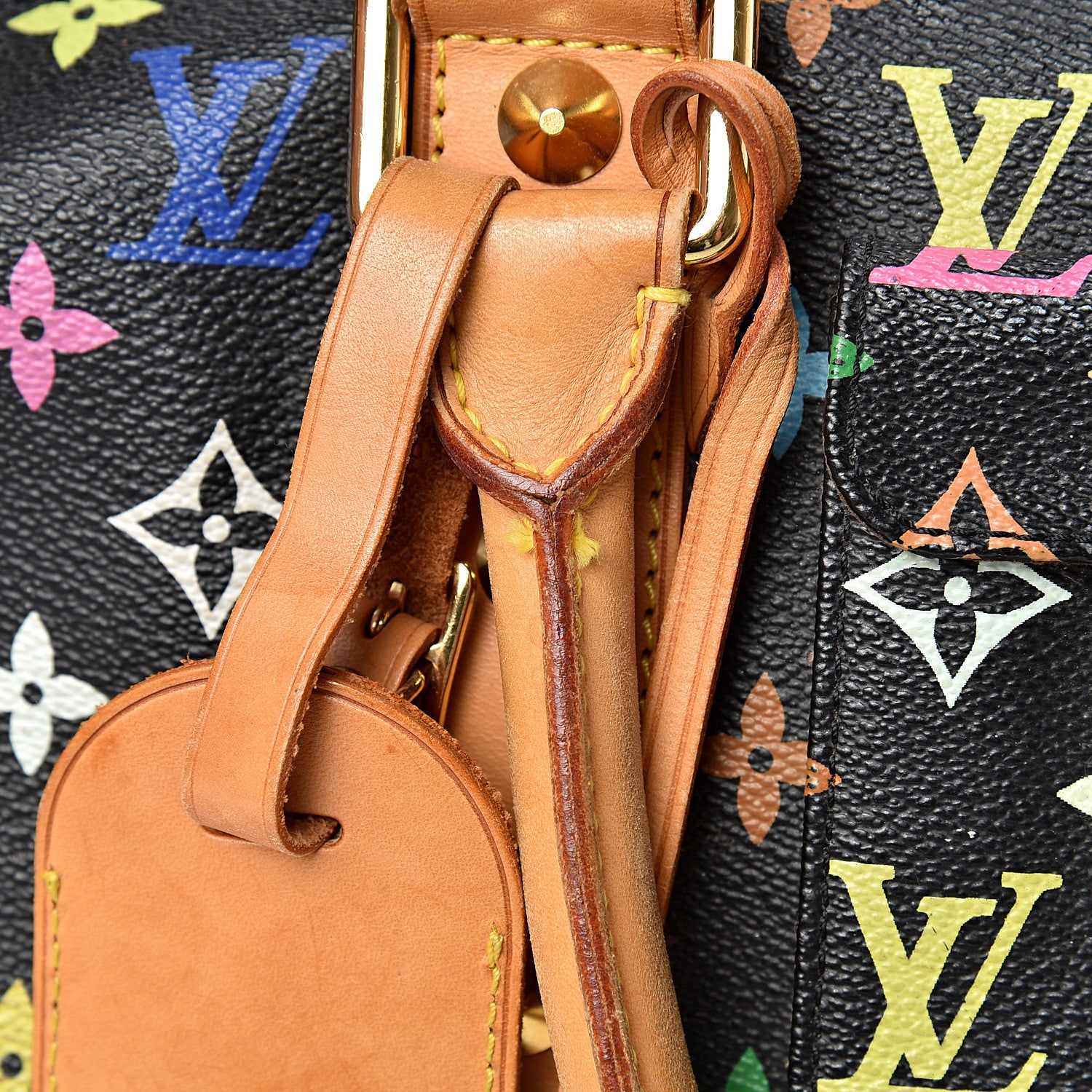 Louis Vuitton Monogram Multicolor Keepall 45 Black 22 of 27