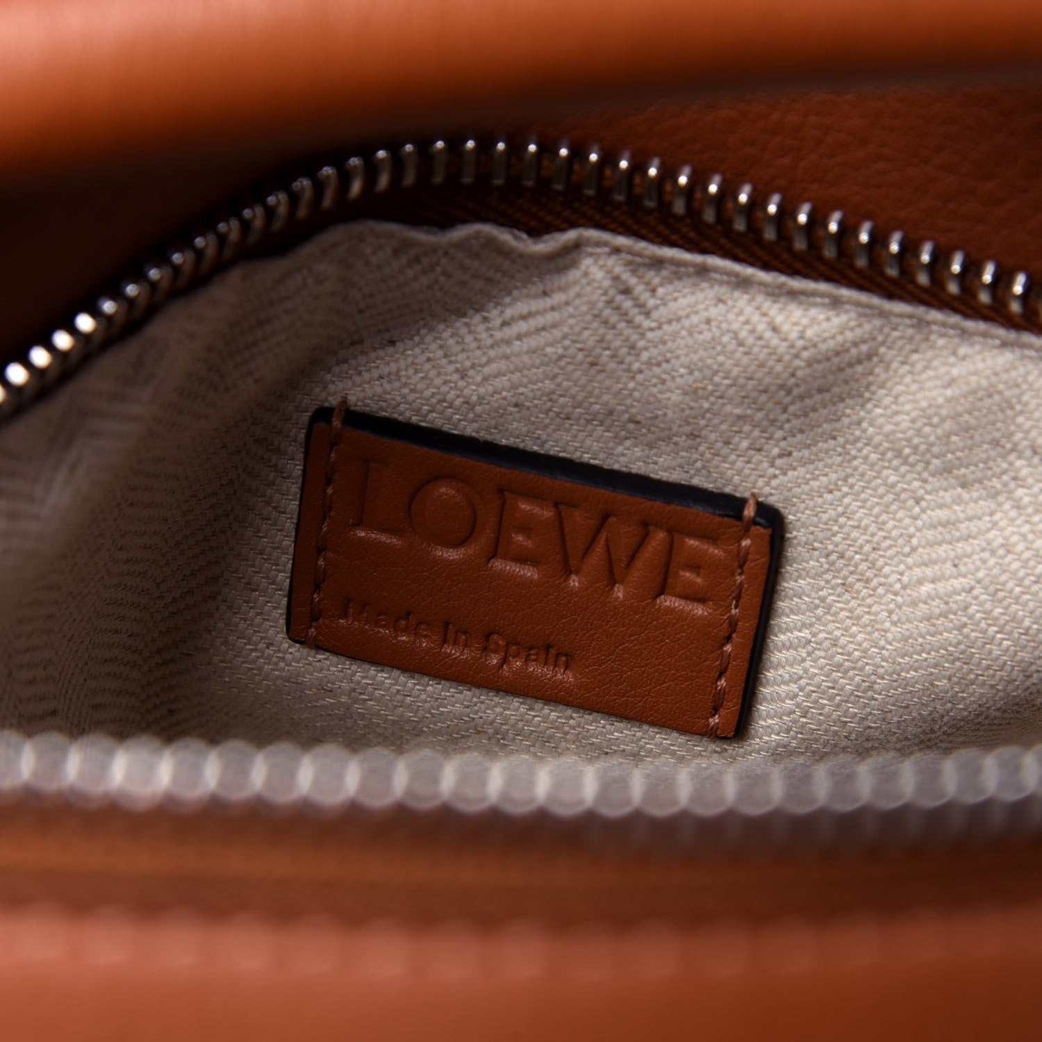 Loewe Calfskin Medium Puzzle Bag Tan 8 of 12