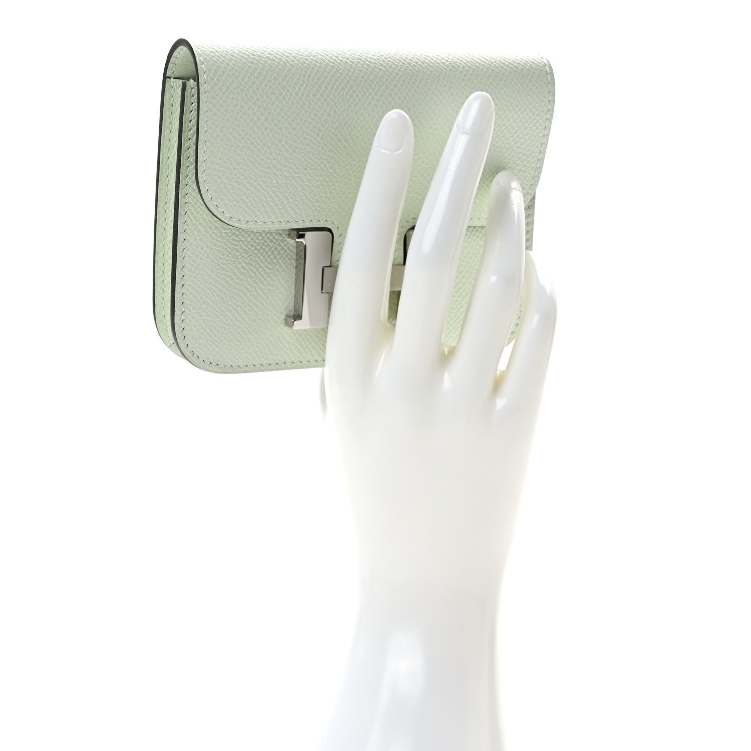 Hermes Epsom Constance Slim Wallet Vert Fizz 2 of 9