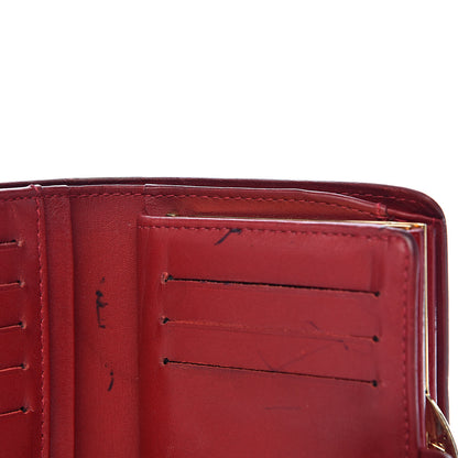 Louis Vuitton Vernis French Purse Wallet Pomme d'Amour 9 of 15