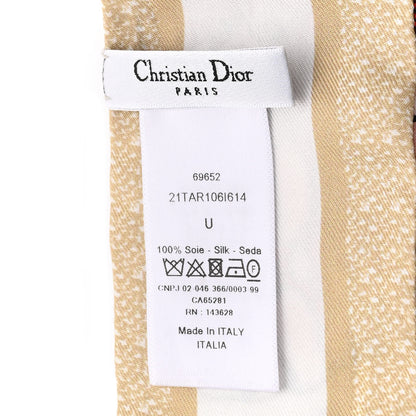 Christian Dior Silk Hibiscus Mitzah Scarf Multicolor 2 of 4