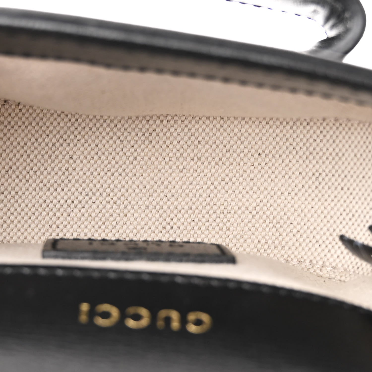 Gucci Azalea Calfskin Crystal Horsebit 1955 Belt Bag Black 5 of 10