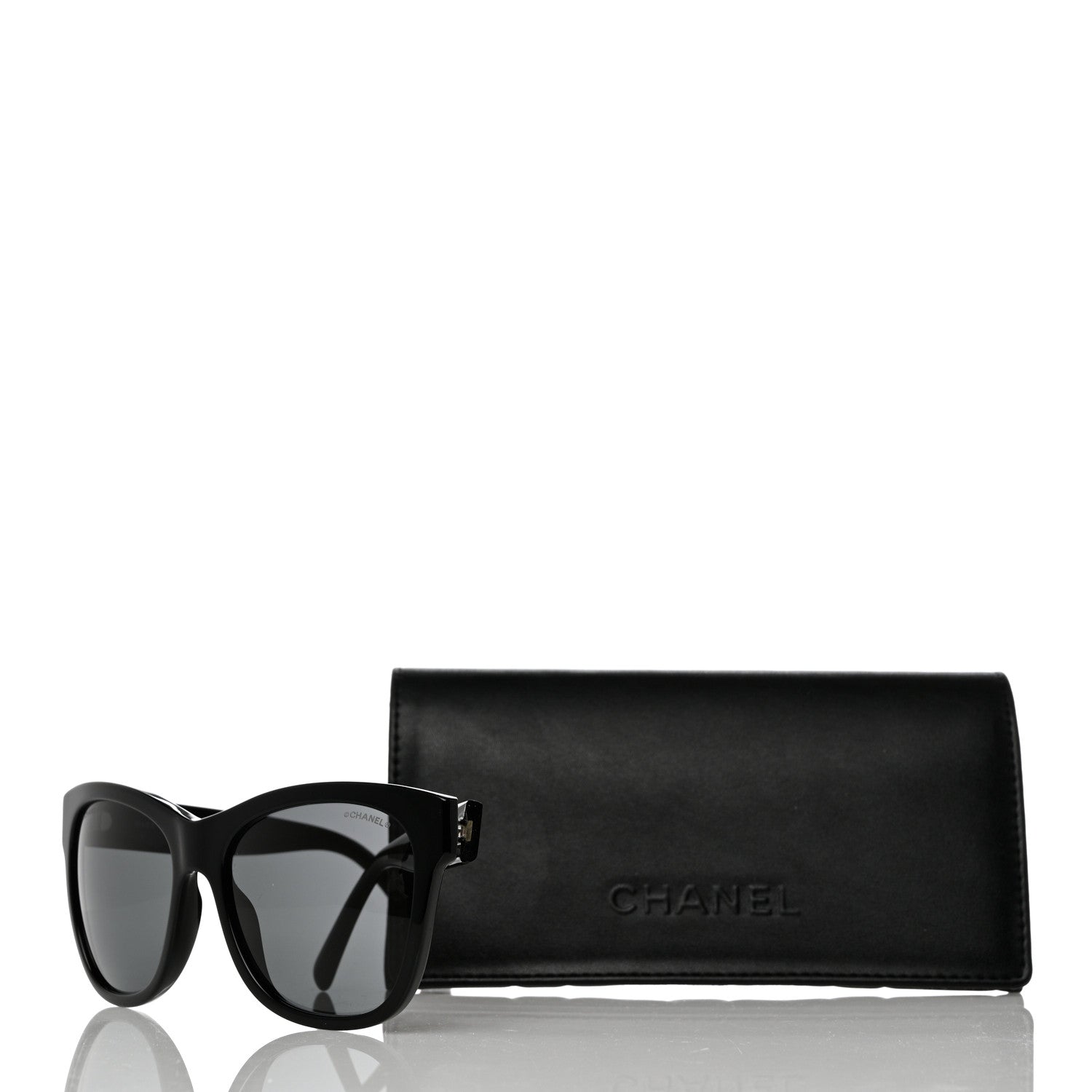 Chanel Acetate Square CC Sunglasses 5380 Black 8 of 8