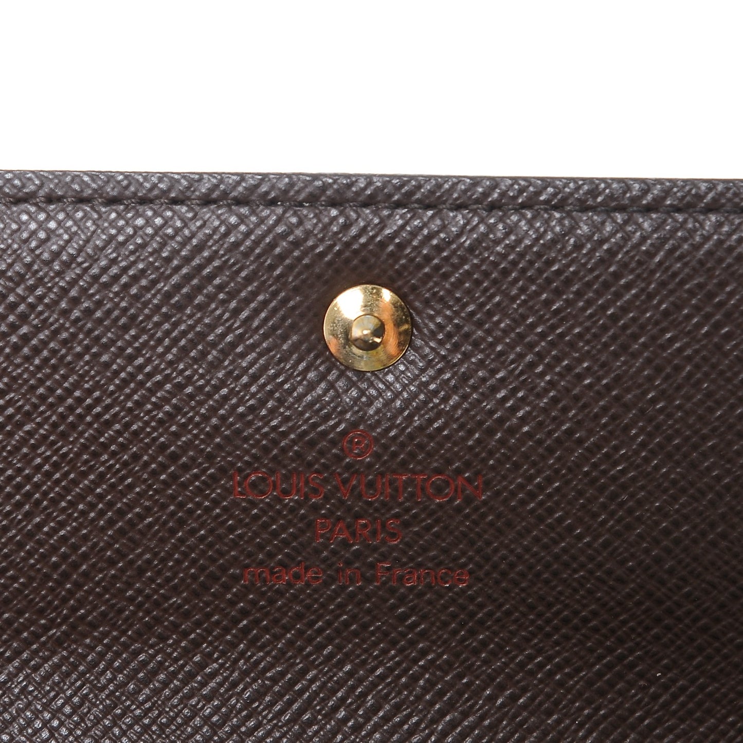 Damier Ebene Porte Tresor Etui Papier Wallet