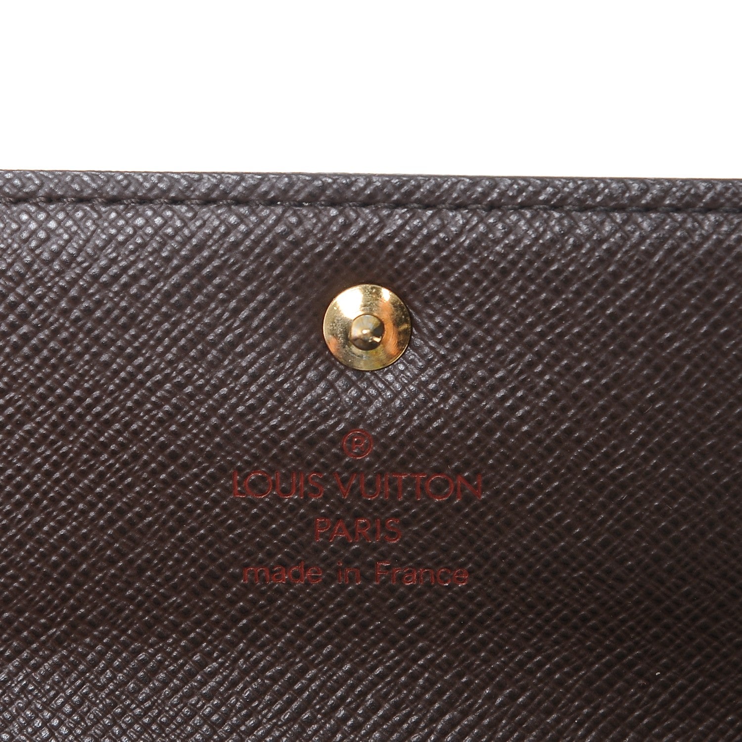 Louis Vuitton Damier Ebene Porte Tresor Etui Papier Wallet 6 of 6