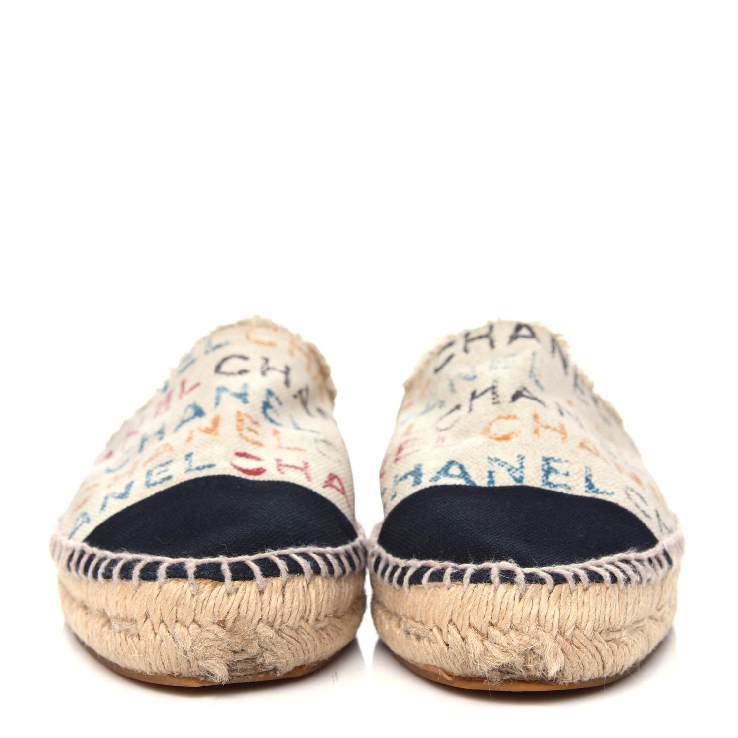Chanel Toile Monogram Espadrilles 40 Multicolor 2 of 10