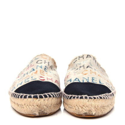 Chanel Toile Monogram Espadrilles 40 Multicolor 2 of 10