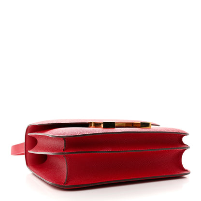 Hermes Epsom Constance 24 Rouge Casaque 4 of 14