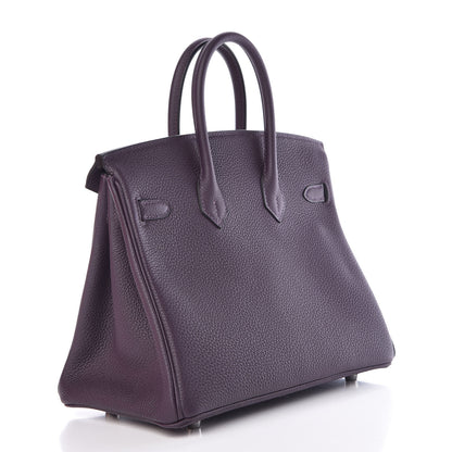 Hermes Togo Birkin 25 Raisin 3 of 34