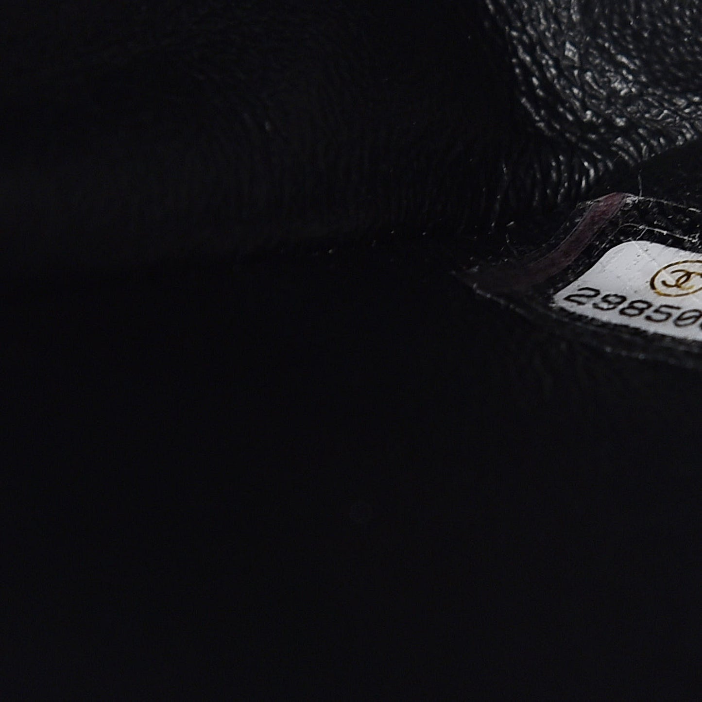 Shiny Distressed Calfskin Quilted Jumbo Double Flap So Black