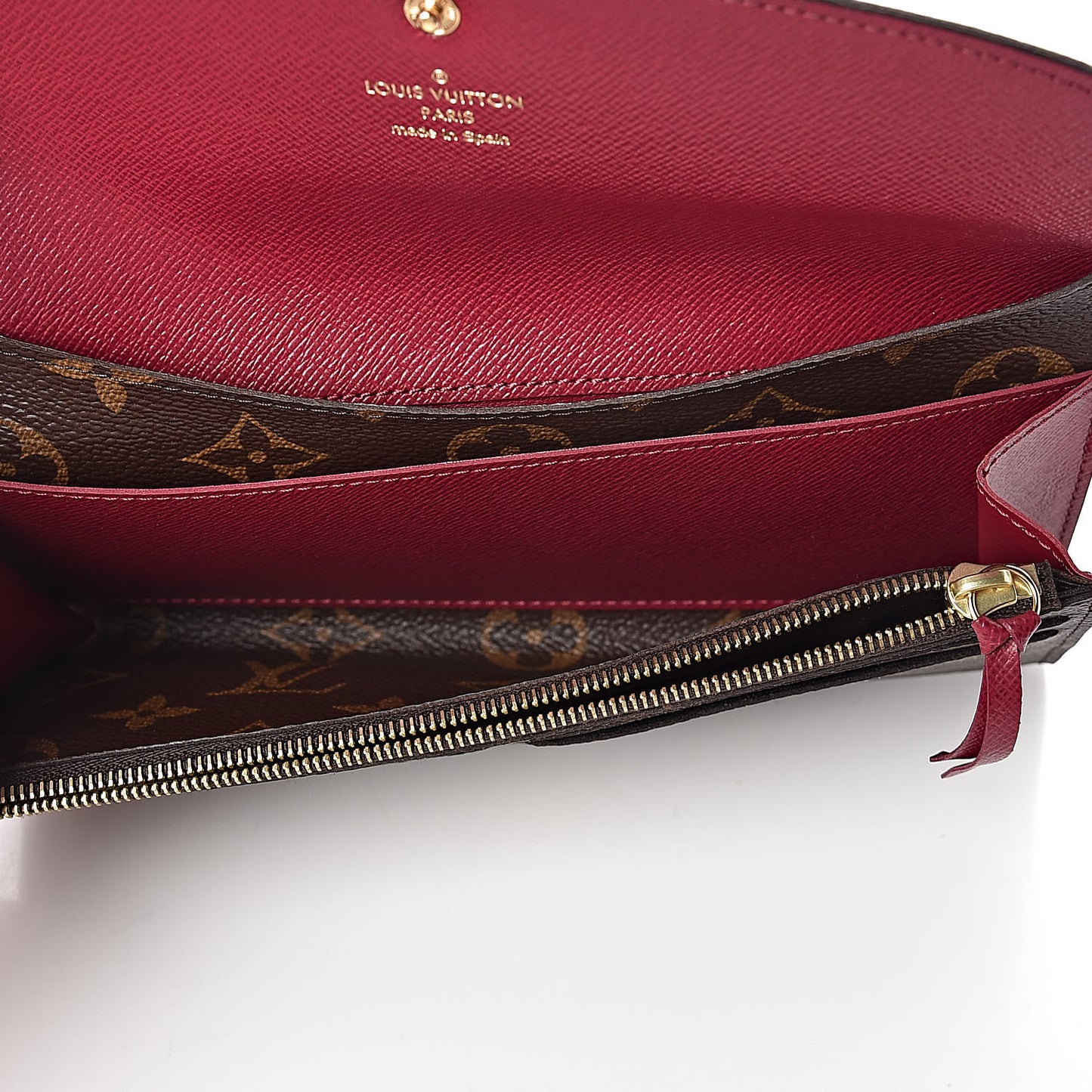 Monogram Emilie Wallet Fuchsia