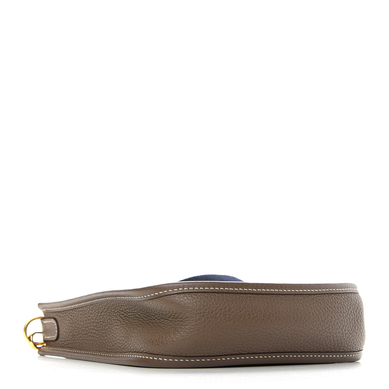 Hermes Taurillon Clemence Amazone Evelyne TPM Etoupe Bleu Indigo 4 of 10
