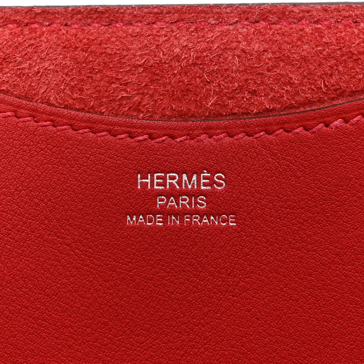 Taurillon Clemence Swift In-The-Loop 18 Bag Vermillion