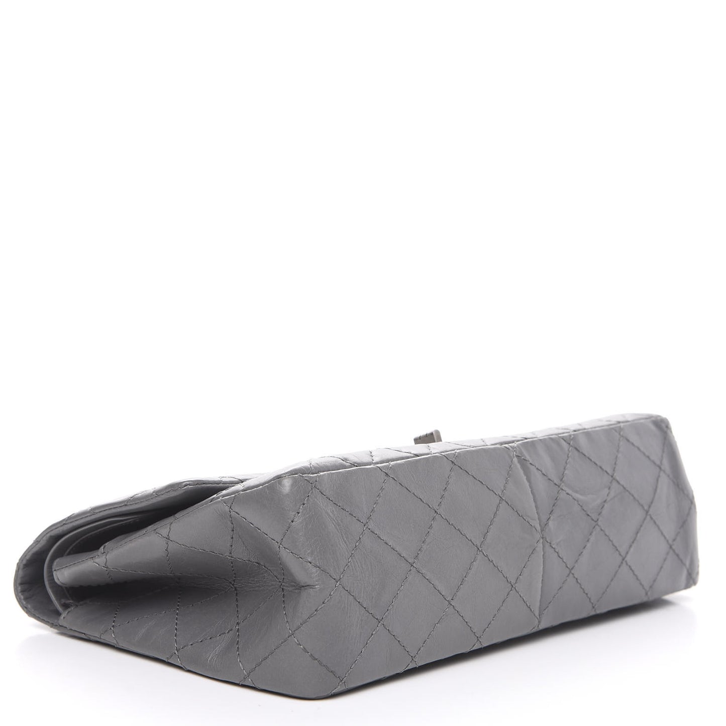 Aged Calfskin Quilted 2.55 Reissue 226 Flap Grey
