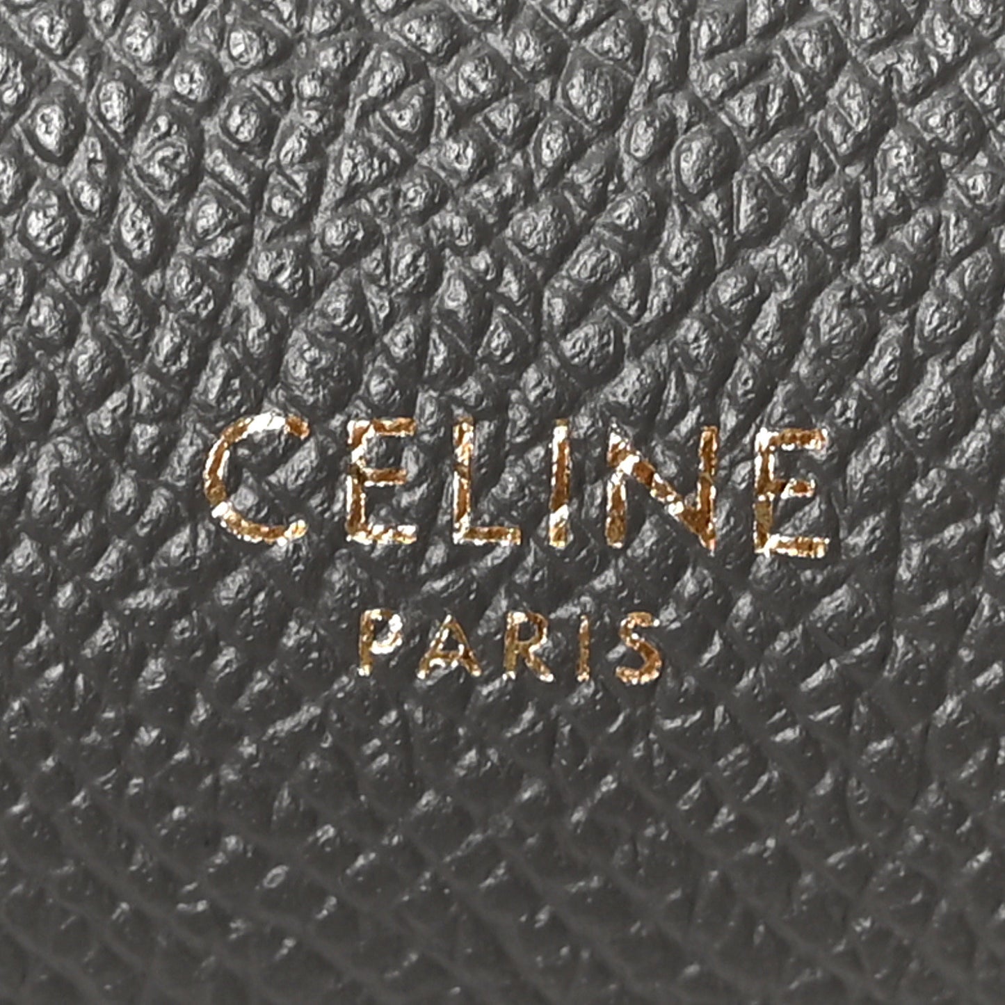 Grained Calfskin Mini Belt Bag Grey